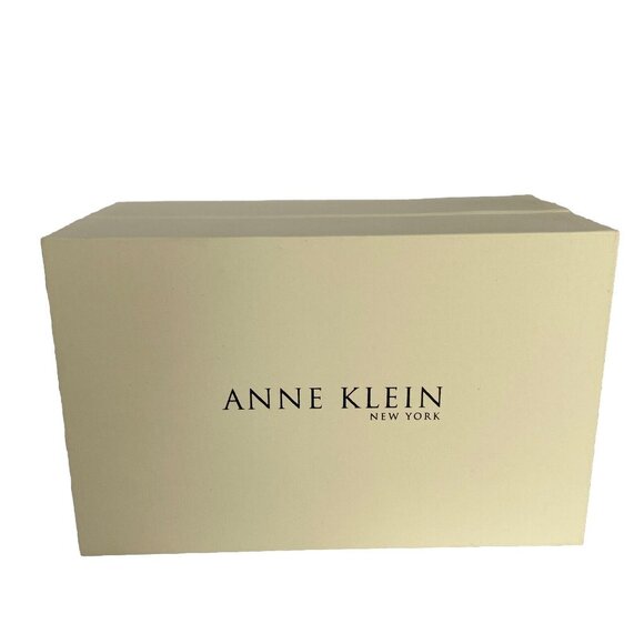 Anne Klein Ladies 12/7740WTST White Ceramic Watch w/ 2- Gold Tone SS Bracelets - Picture 10 of 11